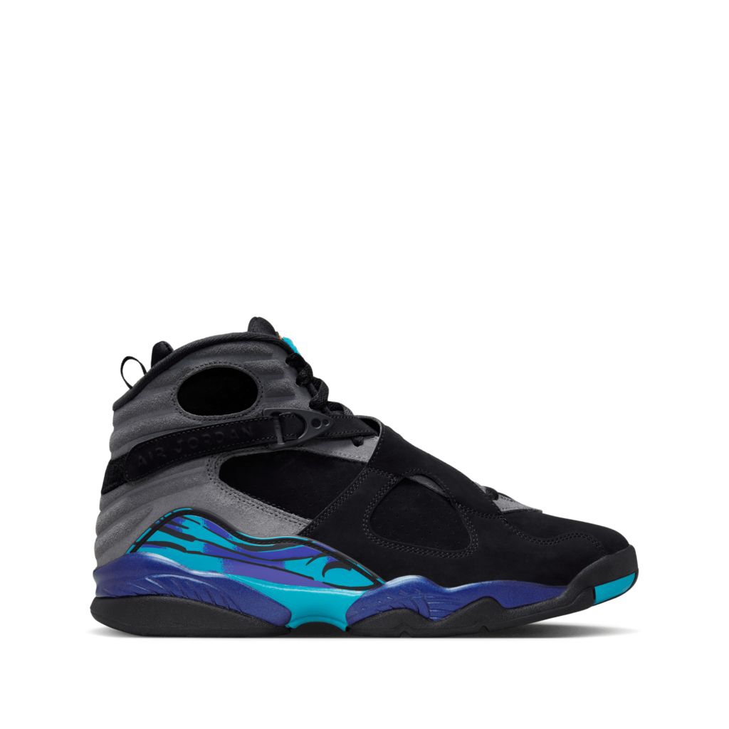 Nike AIR JORDAN 8 RETRO Black Multi Basket Casual Men's Shoes Original