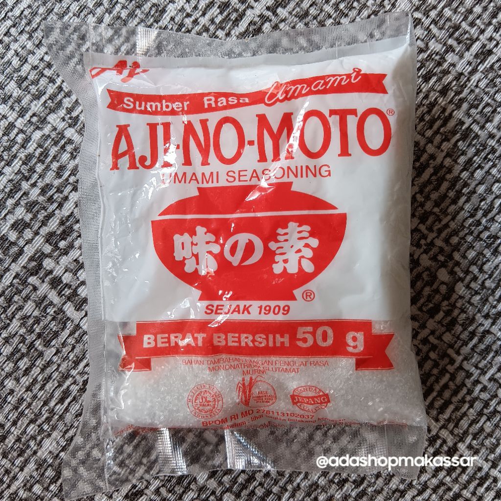 

Ajinomoto 7.5gr / 16gr / 50gr