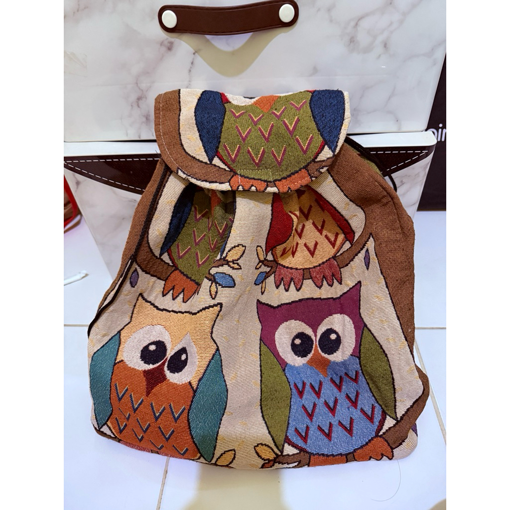 PRELOVED TAS RANSEL BURUNG HANTU