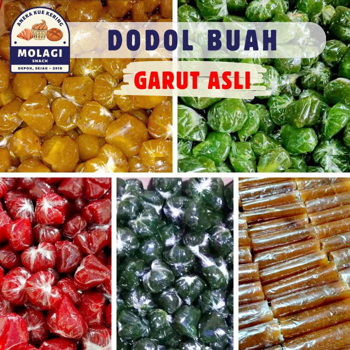 

Aneka Dodol Buah ASLI Garut / Rasa Nanas, Melon, Sirsak, Anggur, Stroberi, Oleh Oleh Bandung