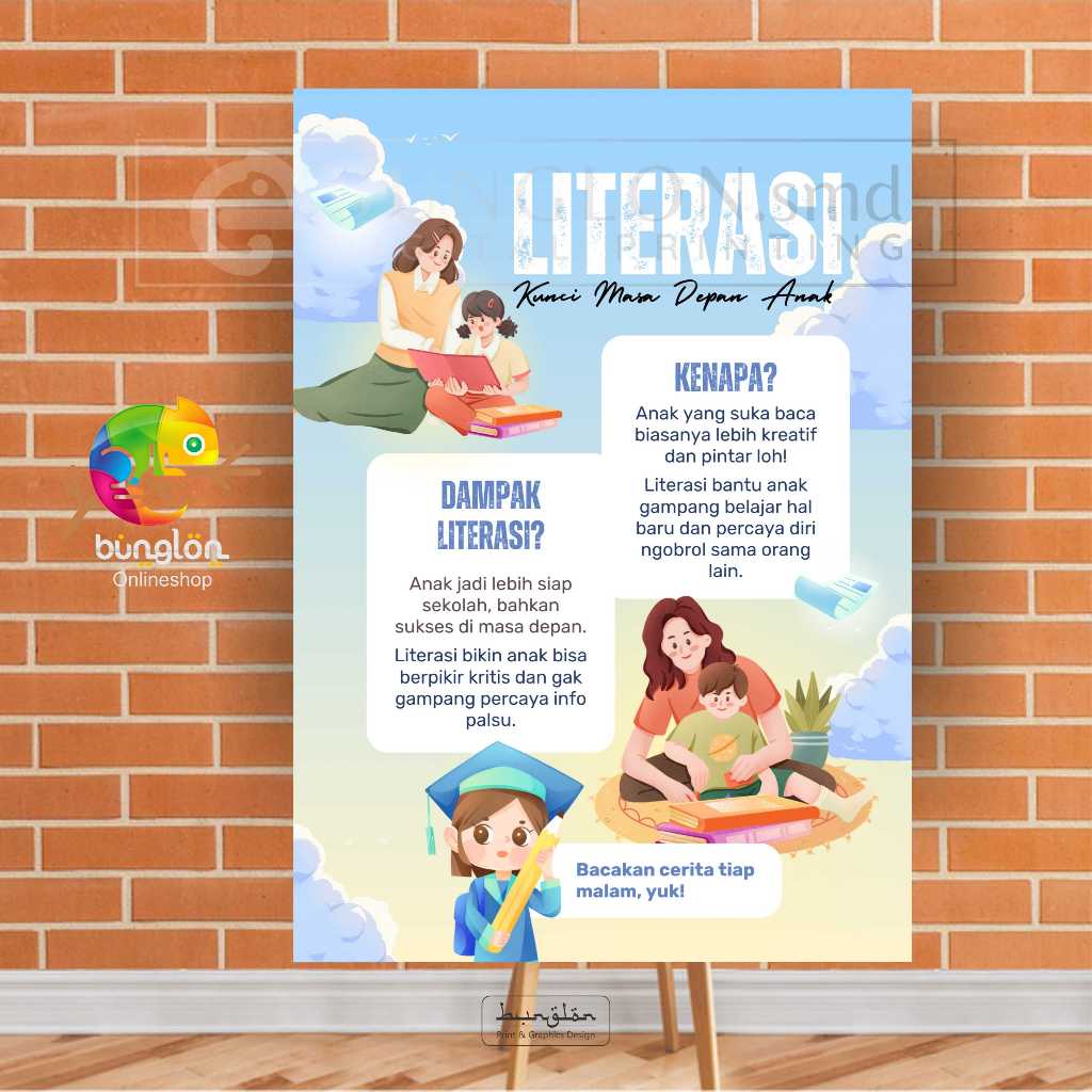 

Poster Literasi Kunci Masa Depan Anak