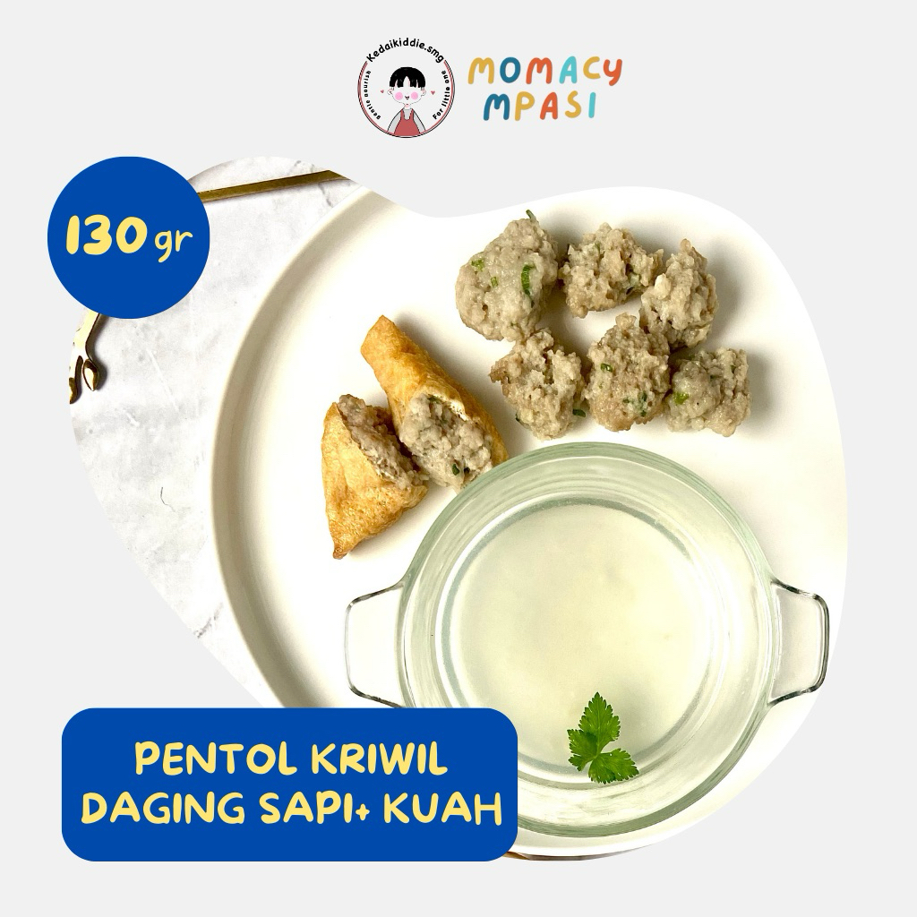 

MOMACYMPASI - Pentol kriwil daging sapi+ kuah (130gr)