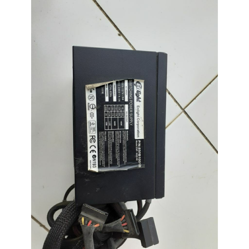 Power Supply Psu Enlight 500W