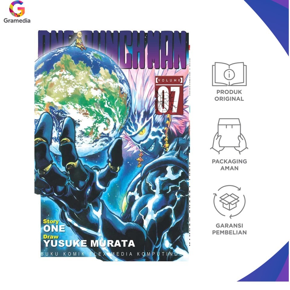 (Original) Gramedia Mall Pekanbaru One Punch Man 07