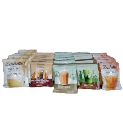 

Zenlatte Harga Promo Minuman Perpaduan Teh Dan Krimer Isi 10 PCS (1 Renceng) / Zenlatte Thai Tea