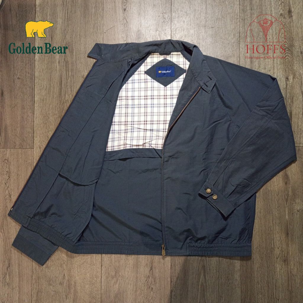 Golden Bear Harrington Jacket Navy L1GLDNBEBLCKLL