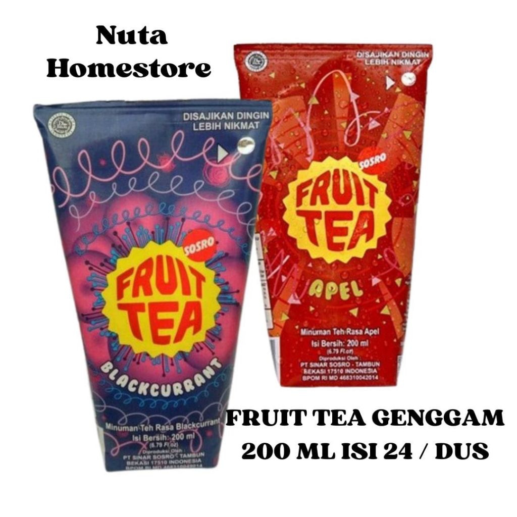 

Fruit Tea Genggam 200ml isi 24