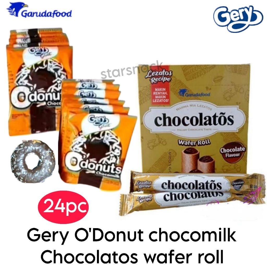 

Chocolatos Classic Gery O'Donut donut isi 24pc