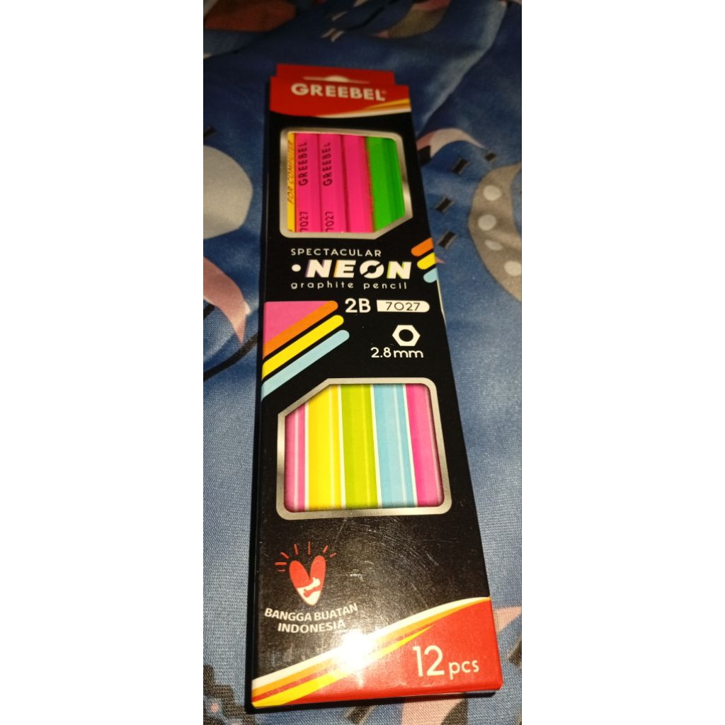 

Pensil 2B GREEBEL NEON