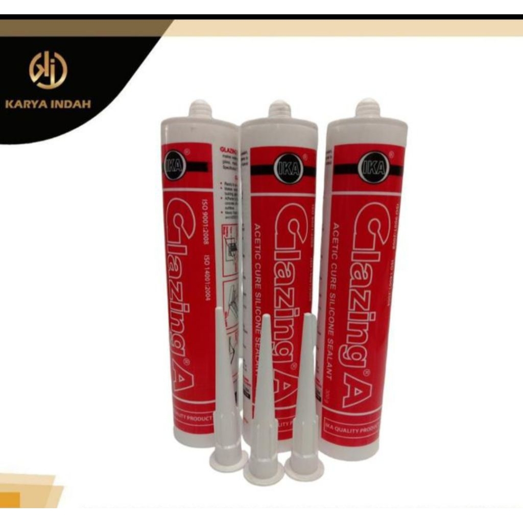 GLAZING SEALENT/SILICON LEM KACA WHITE