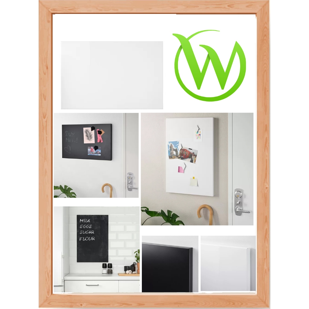 

Papan memo magnetik baja horizontal vertikal SVENSAS Memo board, berbagai warna, 40x60 cm