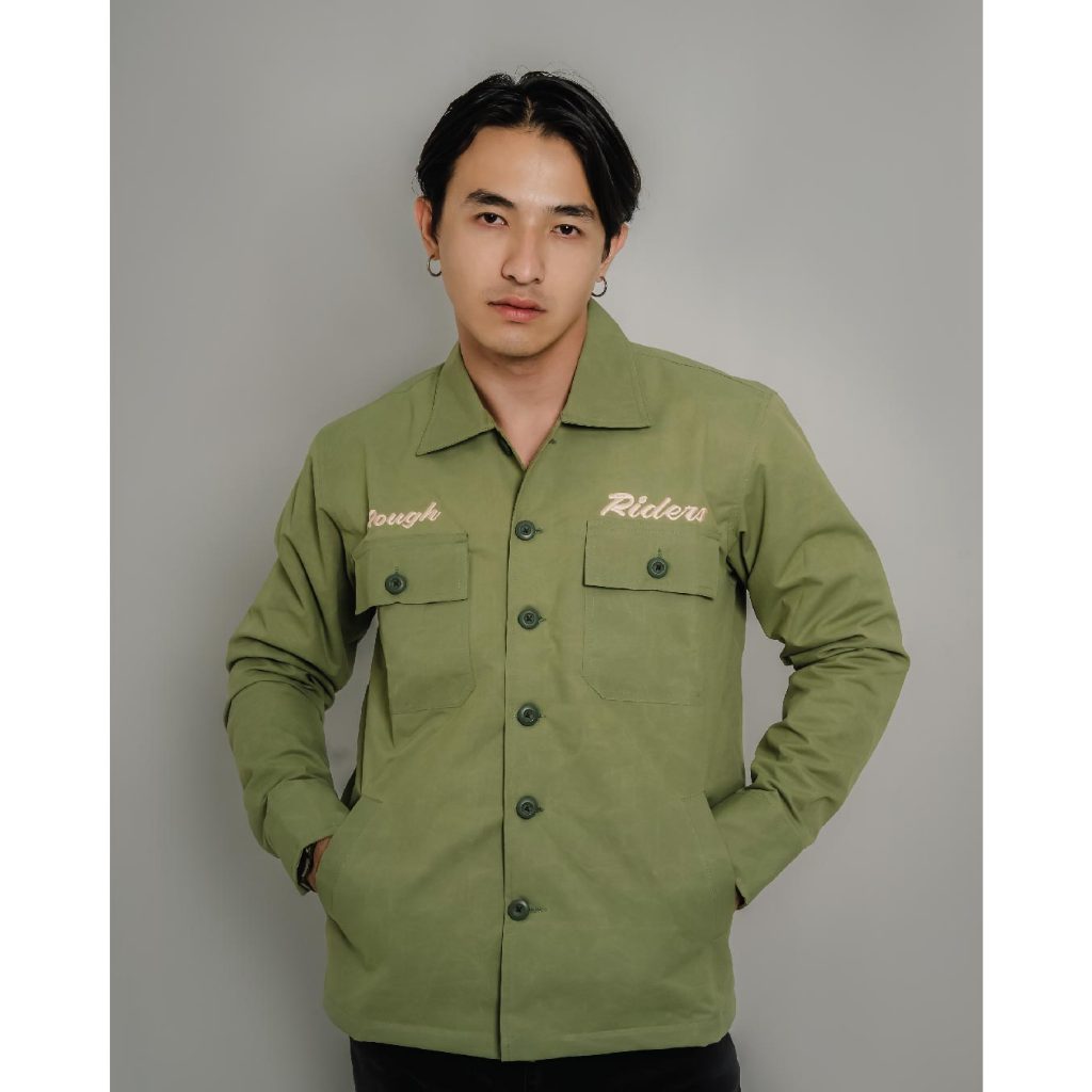 DND EXE Jaket Pria Ovey Green
