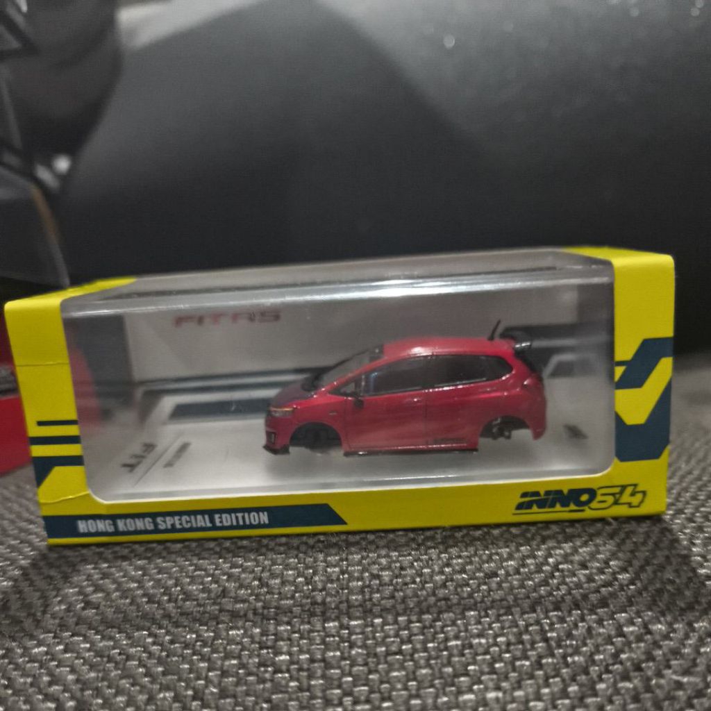 Inno64 Inno Honda Fit RS Jazz Custom Merah Hong Kong Special Edition