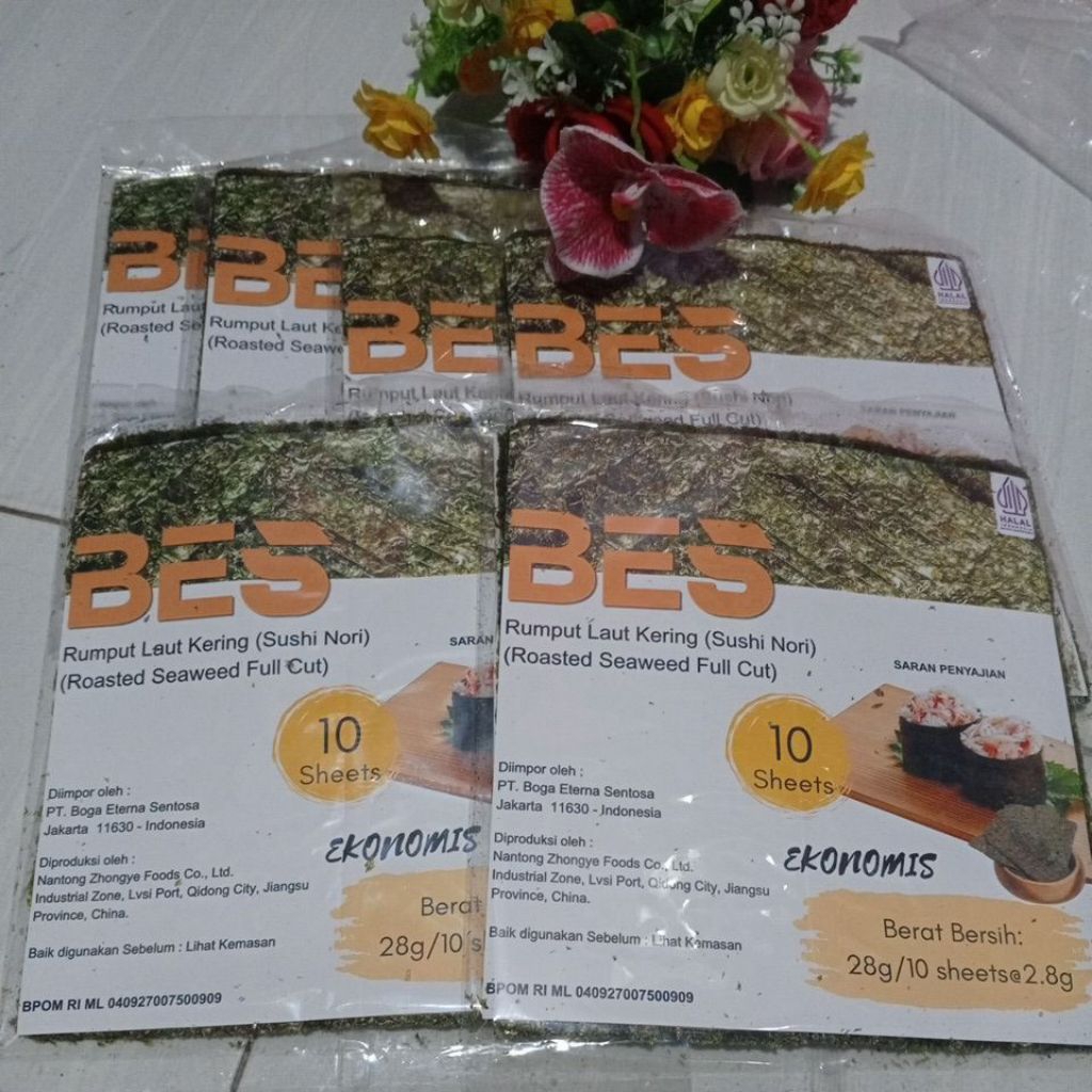 

Nori sushi rumput laut BES 10 Lembar Halal termurah sale