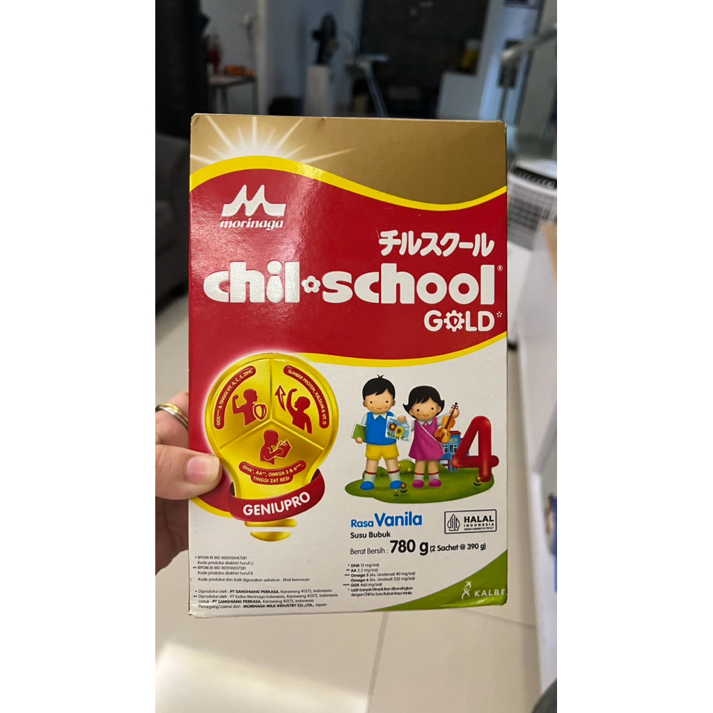 

MORINAGA CHIL SCHOOL GOLD VANILA 780Gr