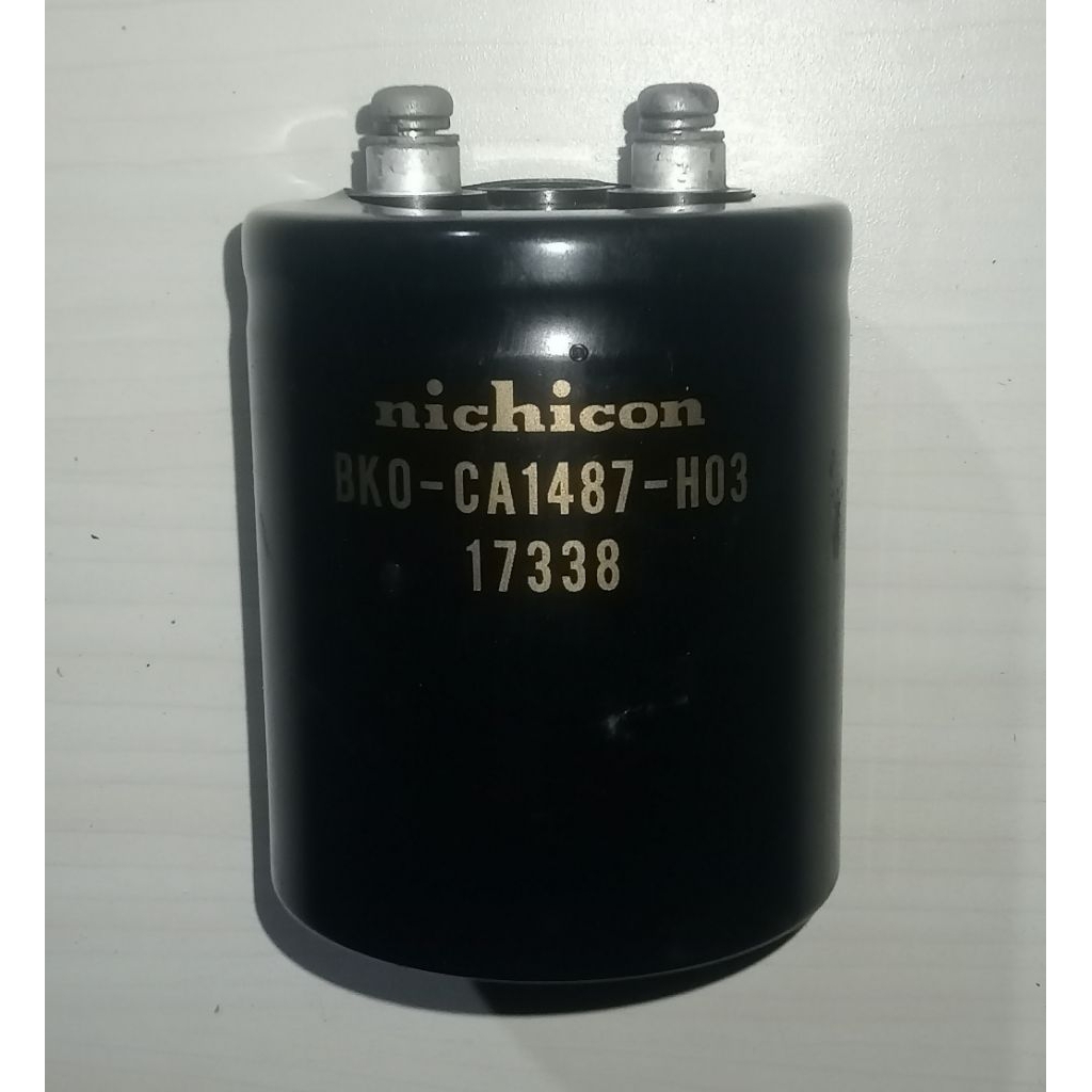 ELCO 400V 1500UF T 7.5CM D 6.5CM BEKAS ORIGINAL