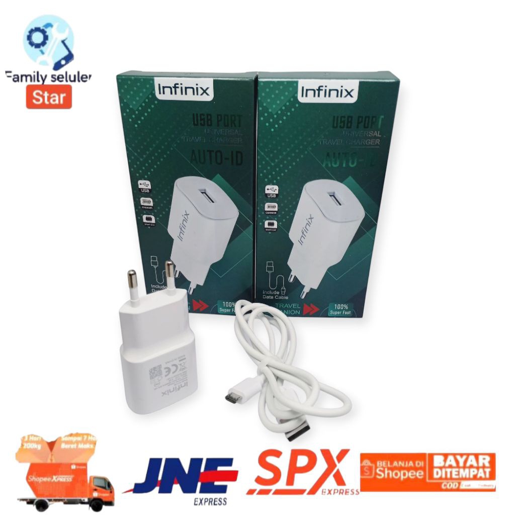 CHARGER CASAN INFINIX MICRO USB ORI