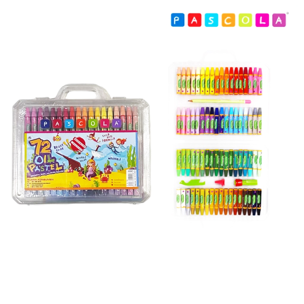 

Oil Pastel | Krayon | Crayon PASCOLA 72W (1 SET)