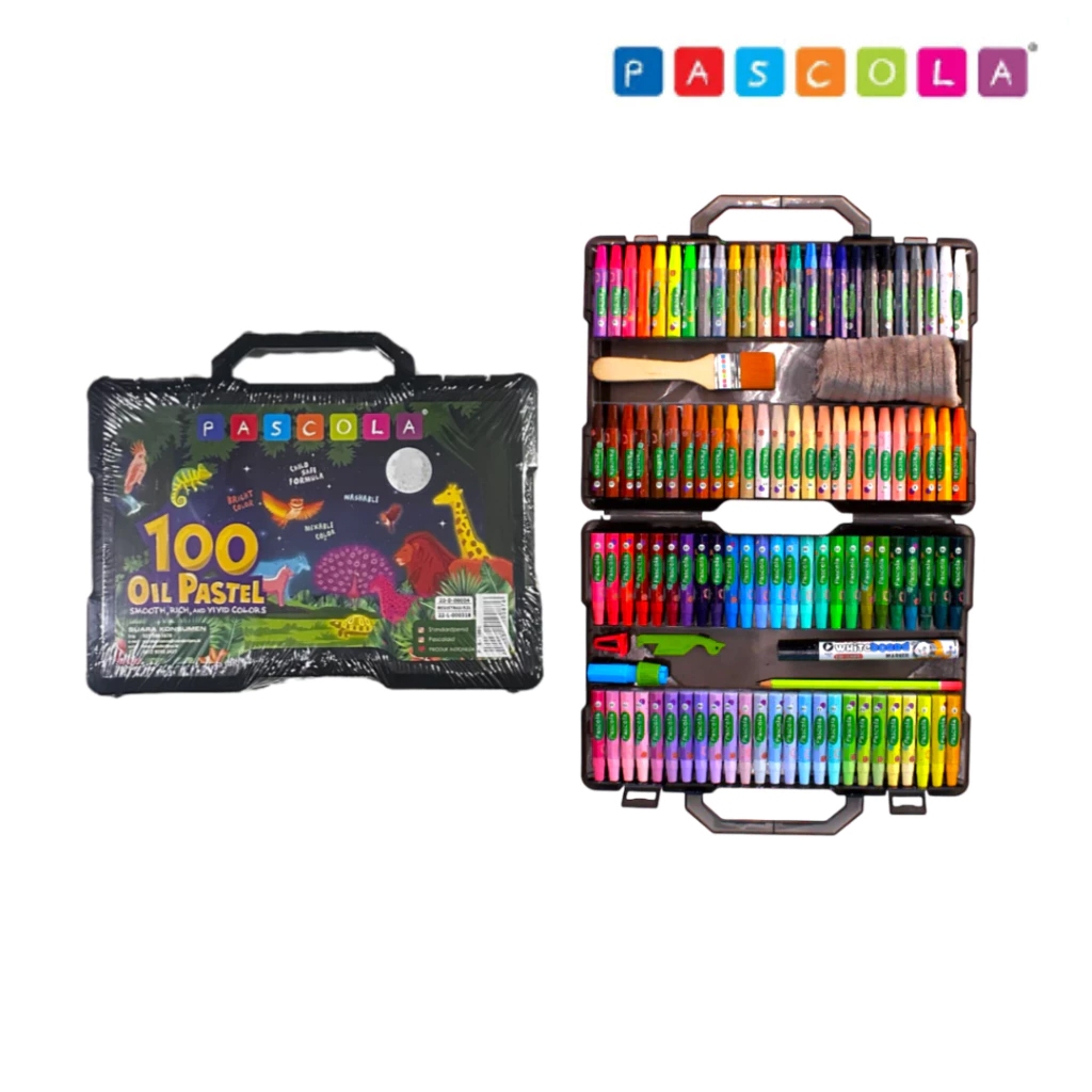 

Oil Pastel | Krayon | Crayon PASCOLA 100 Warna (1 SET)
