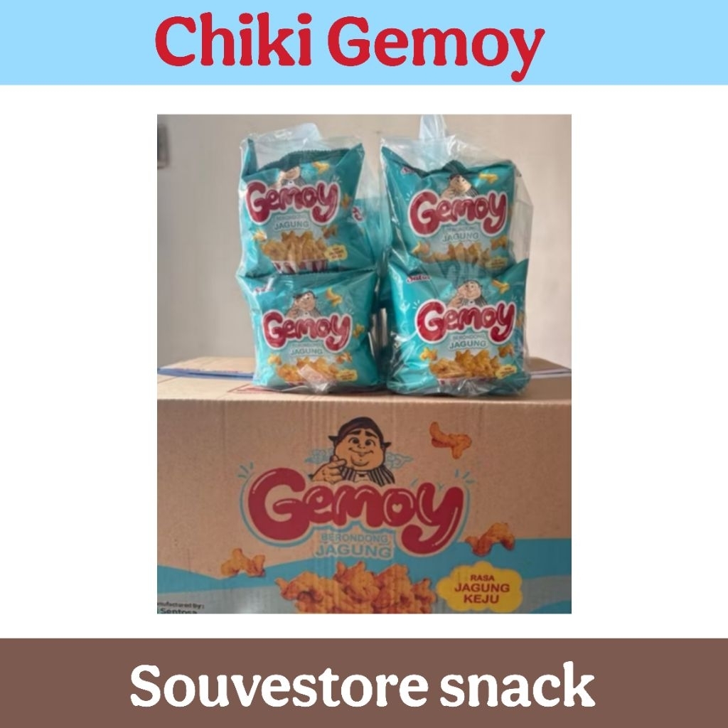 

Chiki Gemoy Chiki jagung berondong isi 10