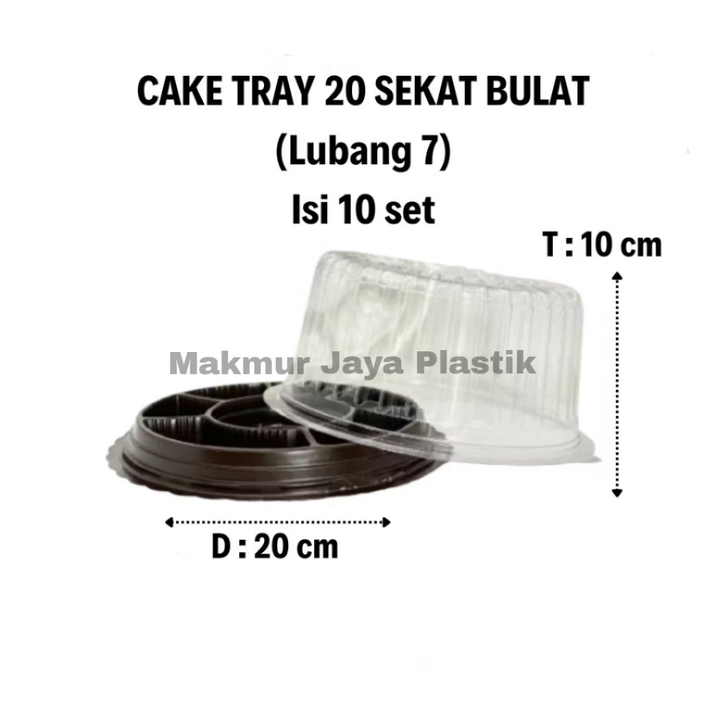 (10 pcs) Mika CT 20 Sekat/Mika Tumini 7 Sekat/Mika Tumpeng Mini 7 Lubang/Mika Tumpeng Mini Lubang 7/
