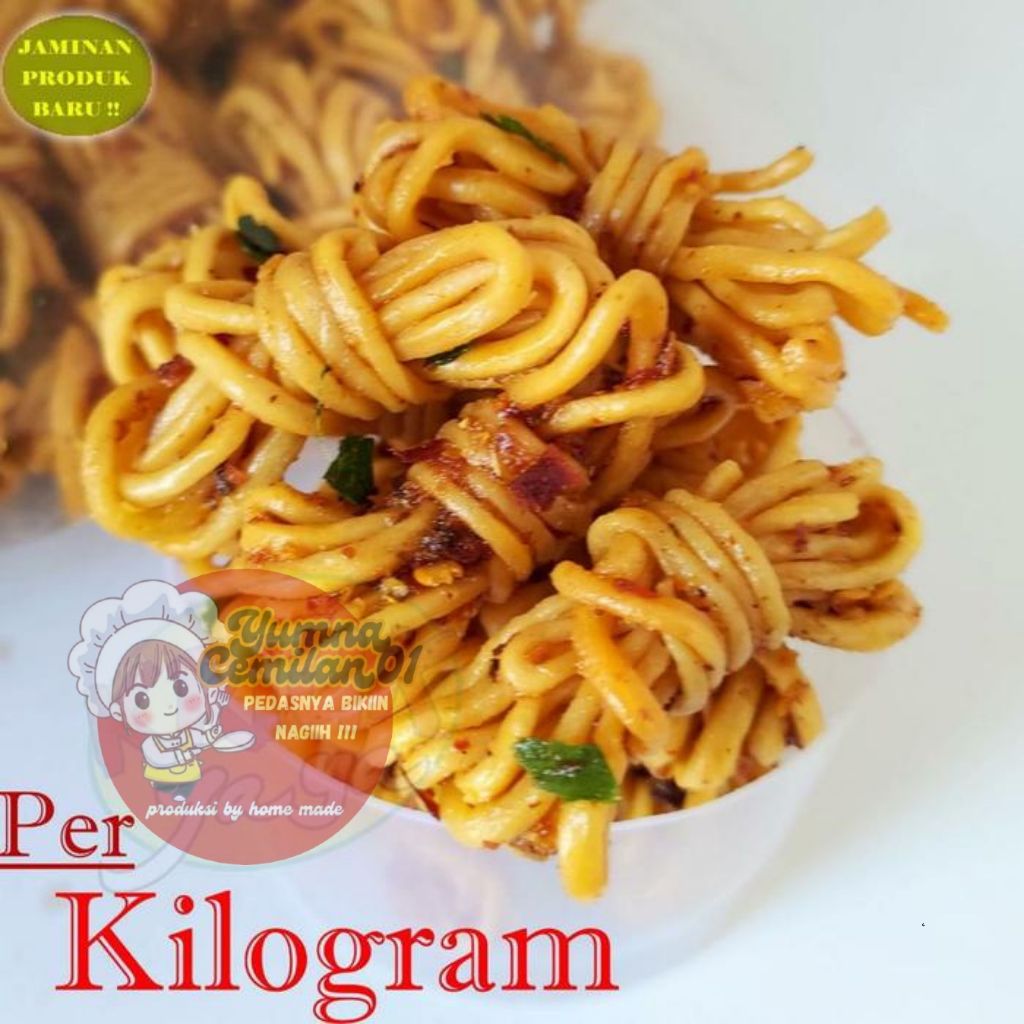 

mie gulung viral 1 kg MIE WELL SEBLAK MIX CIMOL KERING