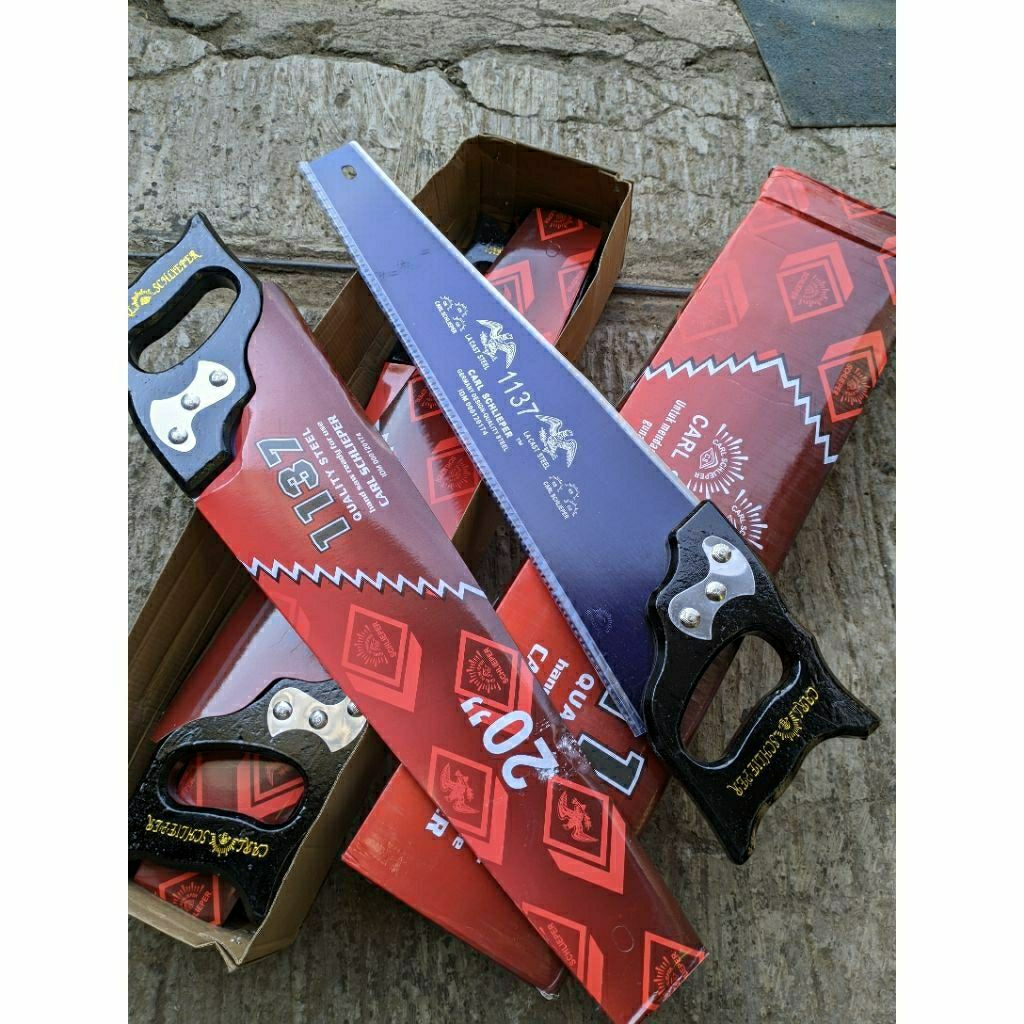 Gergaji Kayu Cap Mata 20 Inch Asli -Graji Tjap Carl Schlieper Pemotong Bambu