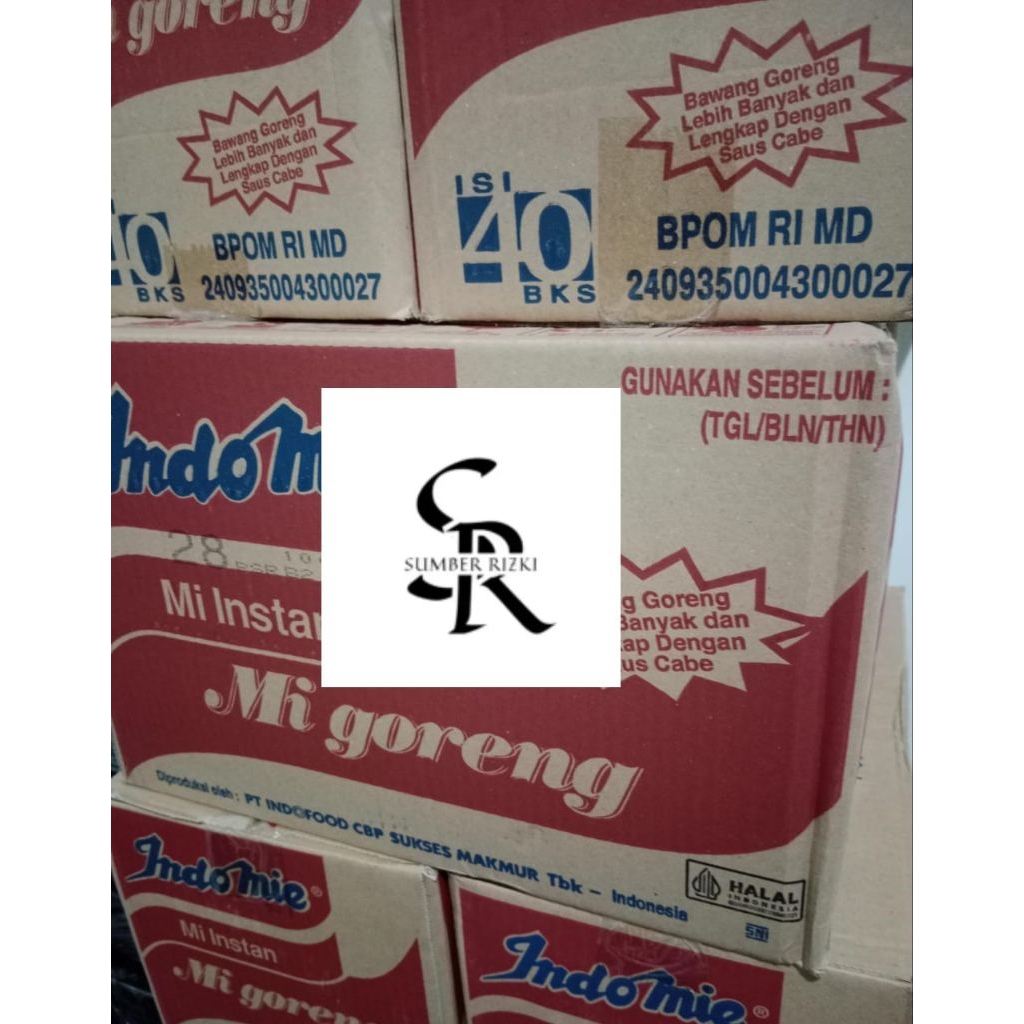 

Indomie goreng 1 Dus isi 40 pcs
