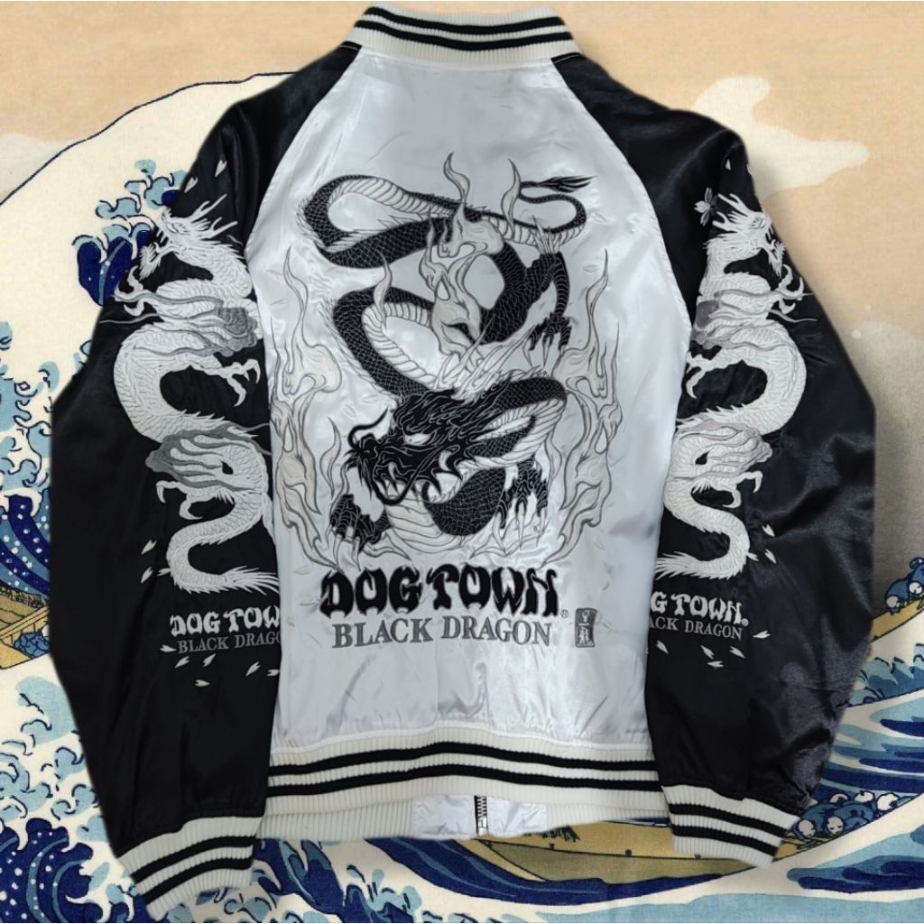 Sukajan Dogtown Black Dragon