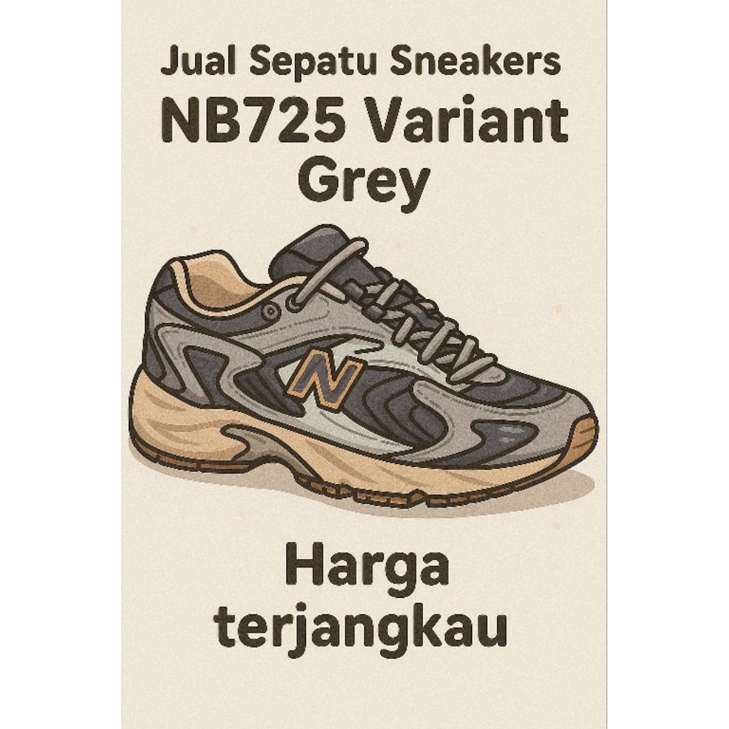Sepatu Sneakers NB725 Variant Grey