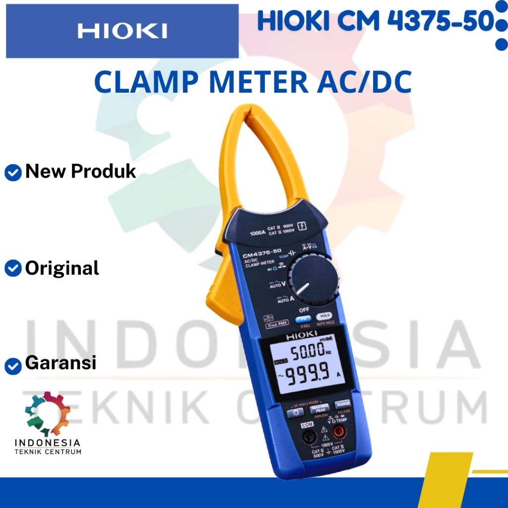 HIOKI AC/DC CLAMP METER CM4375-50CLAMP METER AC/DC CM4375-50