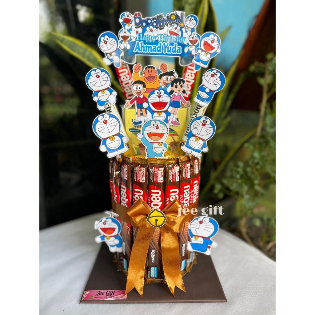 Tower snack karakter Minions/Snack cake/hadiah ultah/hadiah/kado