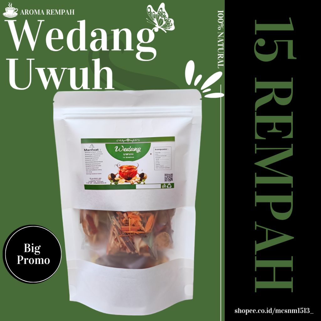 

Wedang Uwuh Extra 15 Rempah Plus Gulabatu Asli kah Imogiri .