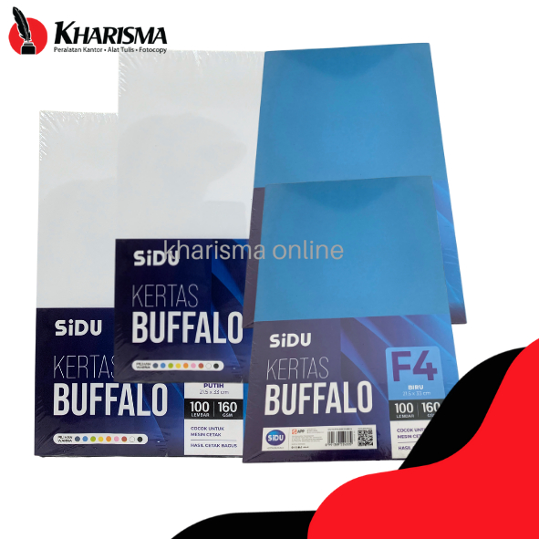 

Kertas Buffalo Sidu F4 Warna | Kertas Jilid | Kertas Sampul