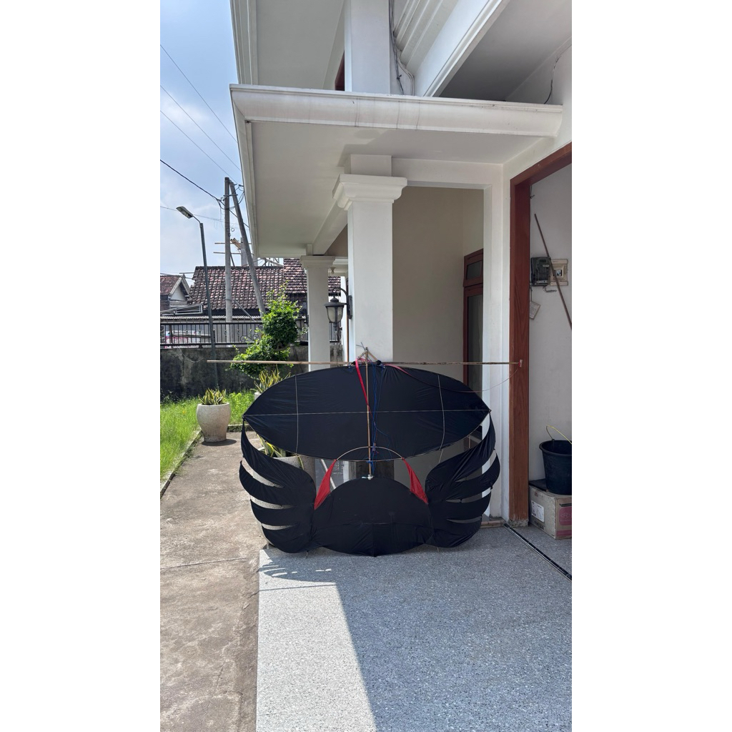 LAYANGAN RAM RAMAN UKURAN 2 METER FULLSET SUDAH SETTING