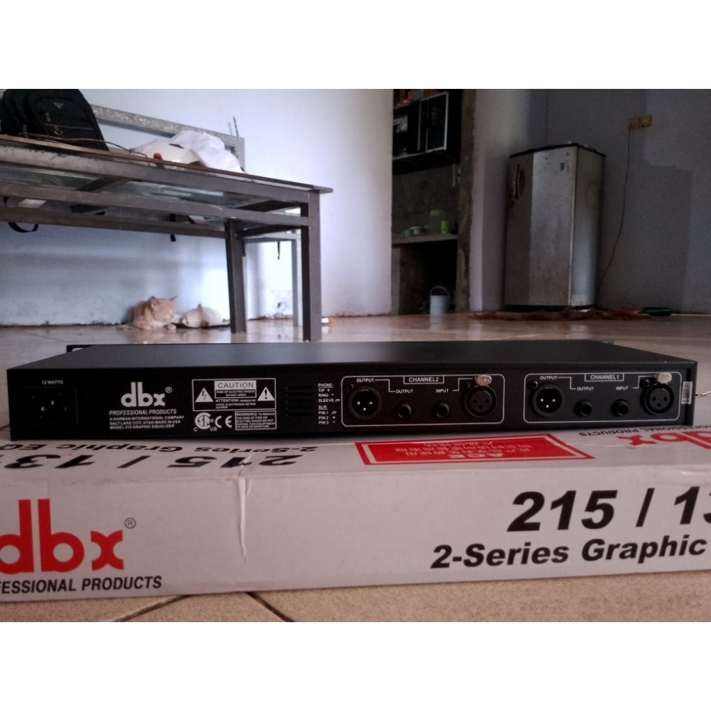equalizer dbx 215/131 bekas seperti baru