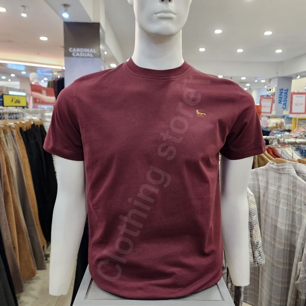 ANDREW SMITH ORIGINAL kaos pria lengan pendek merah AAIAIS0133P