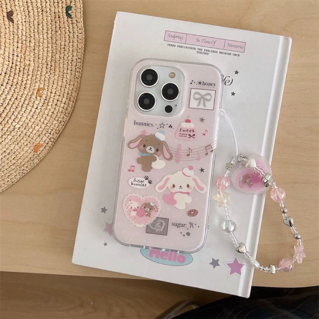 [Pre-order] Pink couple case iphone 13/14/15/16 case