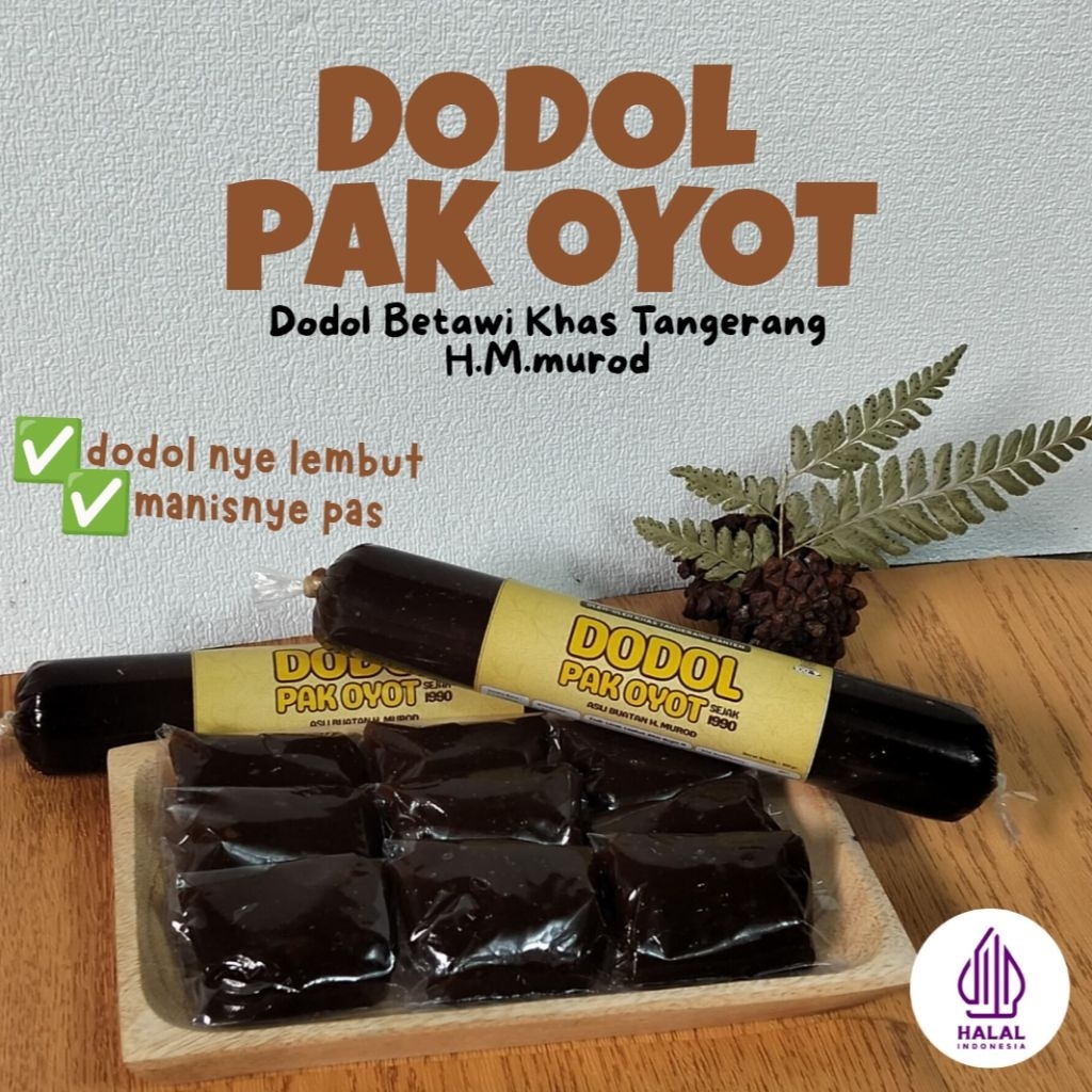 

Dodol Pak Oyot Original Kemasan Praktis 250g
