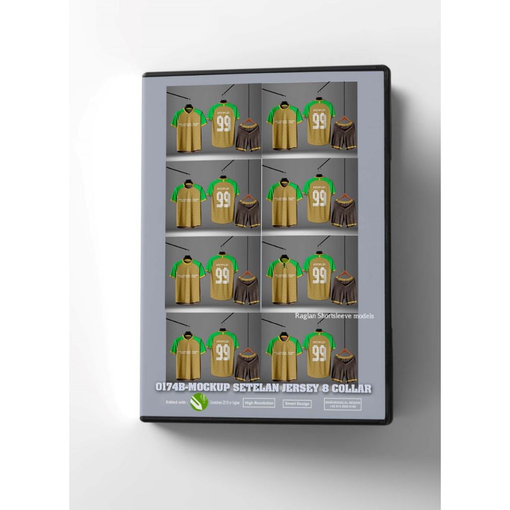 0174B Mockup Jersey Raglan 8 Kerah cdr