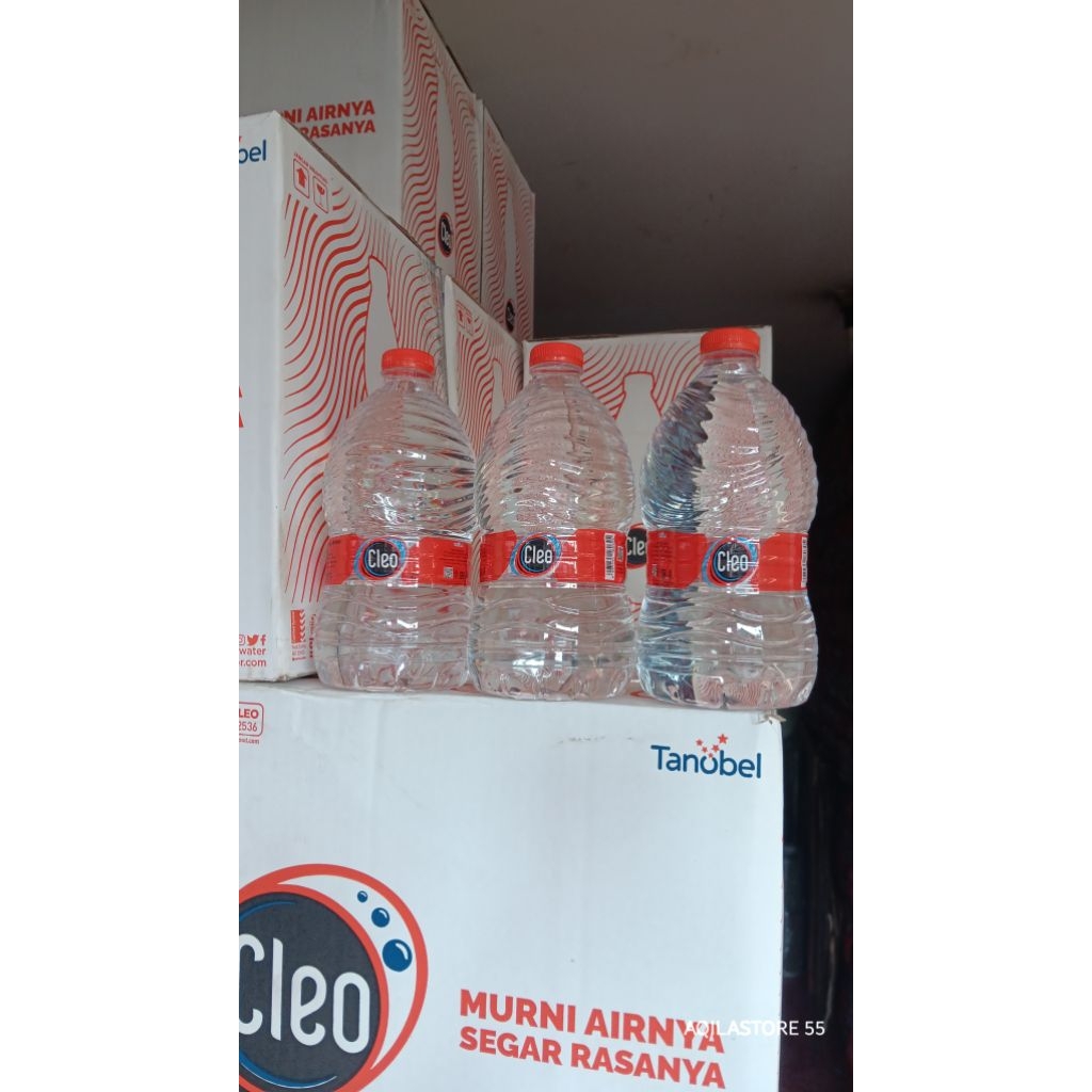 

Cleo air murni 1 liter isi 12 botol