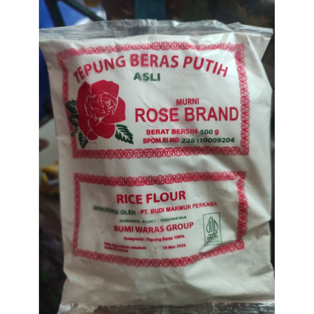 

Tepung beras Rosebrand 500gr