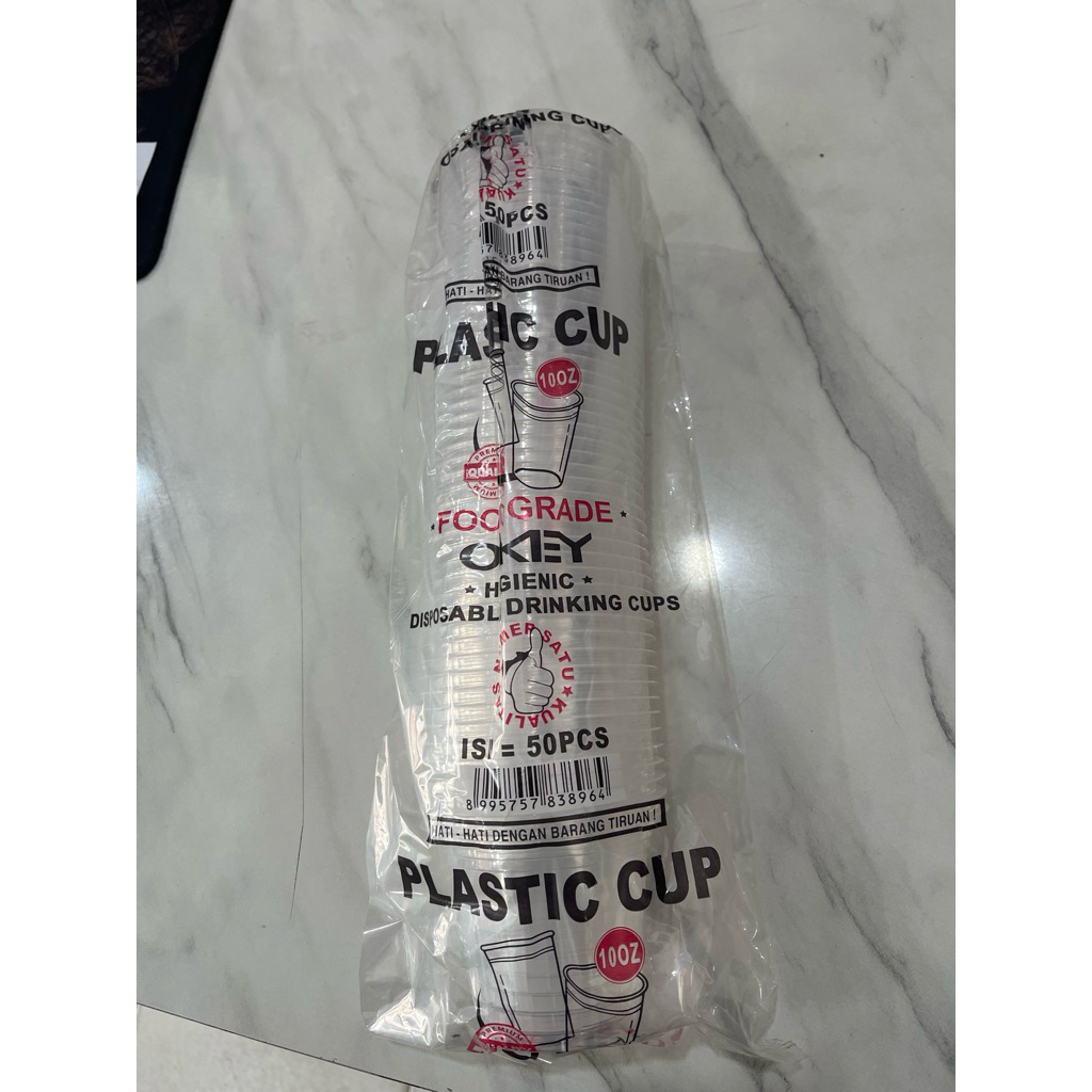 CUP GELAS  10 oz (isi 50pcs) cup 300ml mie gelas