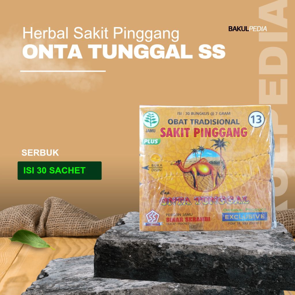 

Jamu herbal Cap Onta Tunggal Sinar Serambi dengan pilihan varian sesuai kebutuhan