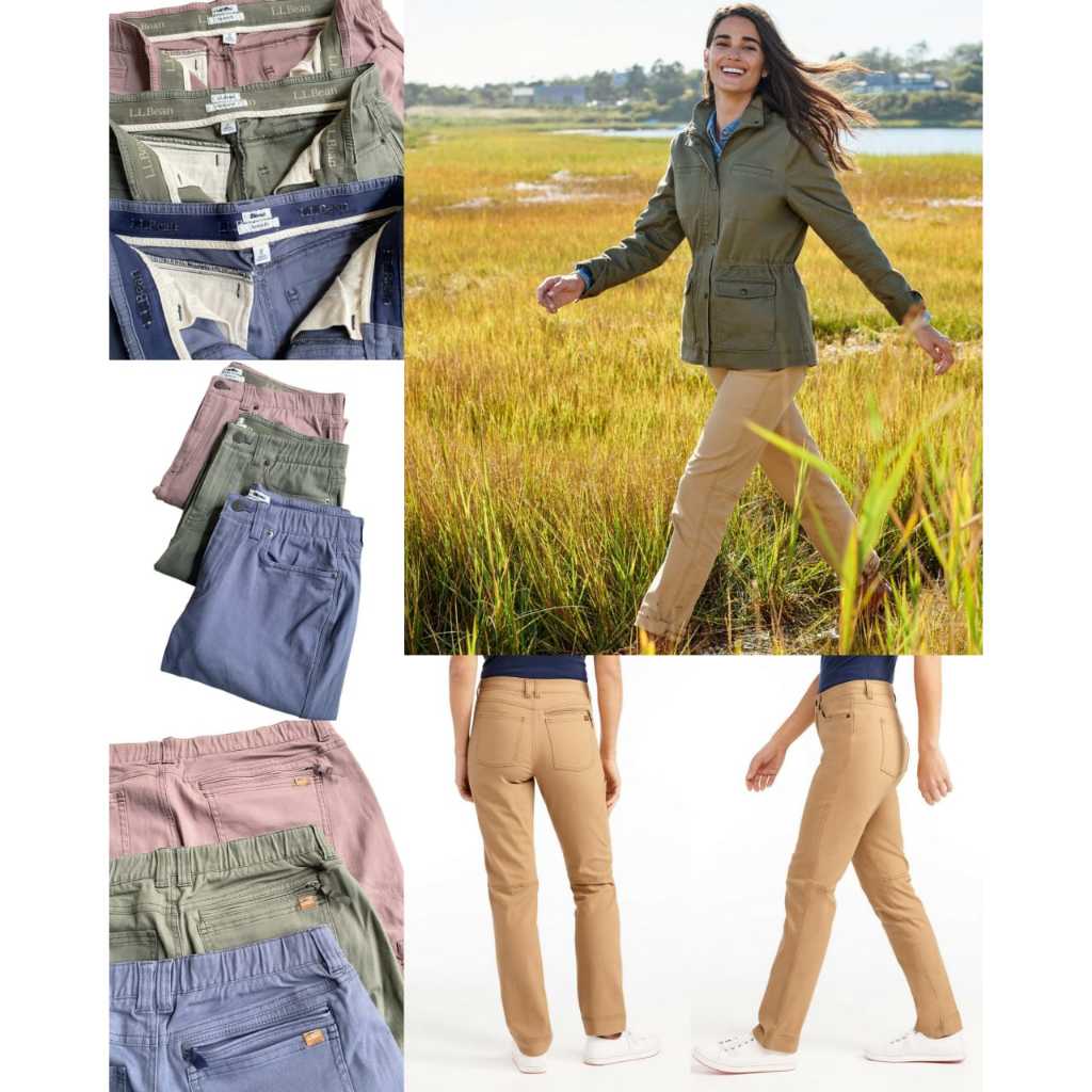 Celana Outdoor Wanita Bahan Kanvas LL Bean Women Canvas Pants - 8029