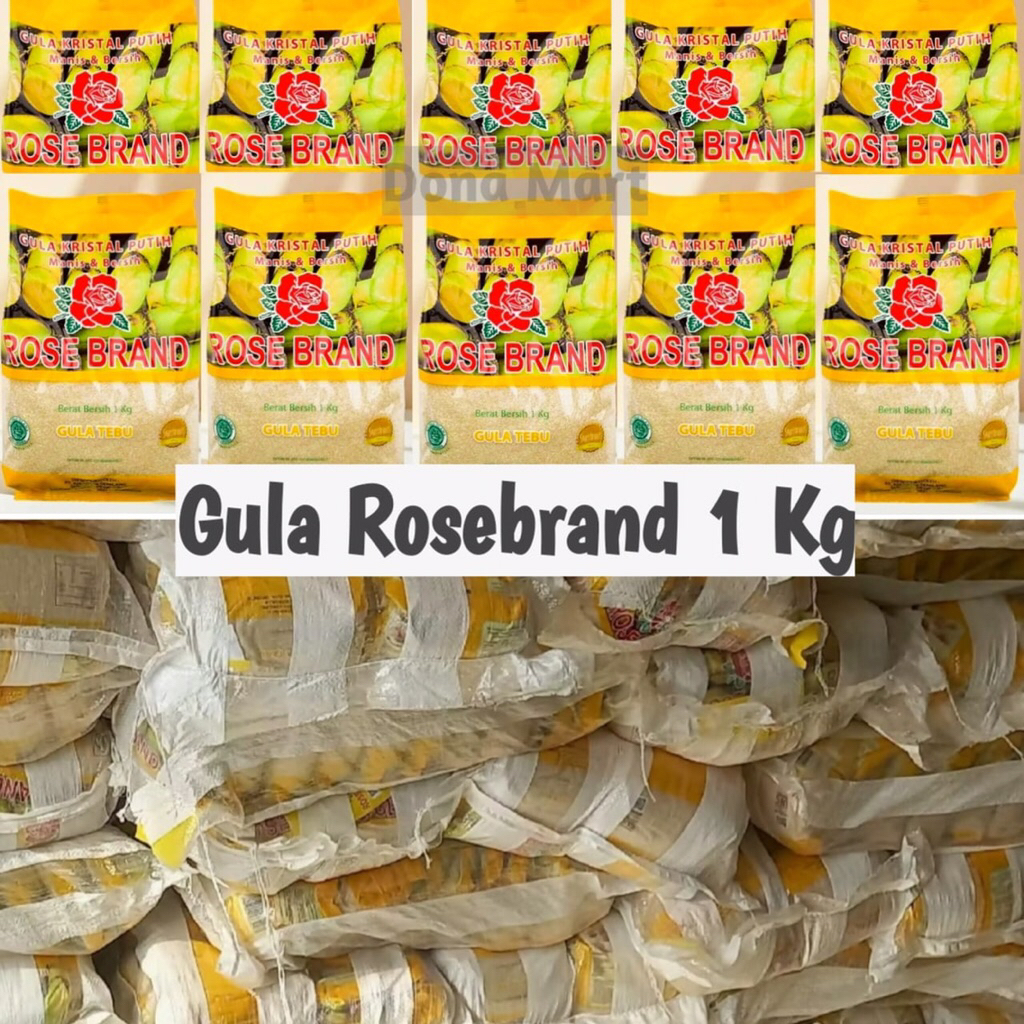 

Gula Rosebrand Kemasan 1 Kg dapat 10 kg (Dona Mart)