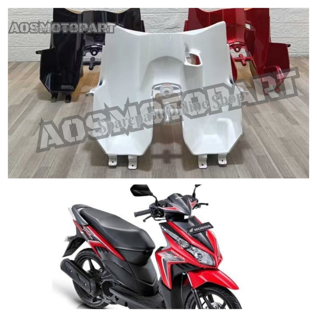 cover inner upper legsil dasbor kontak atas vario techno cbs 110 karbu Tahun 2010 2011 2012