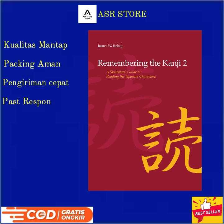

Buku belajar jepang, Remembering the Kanji Vol. 2
