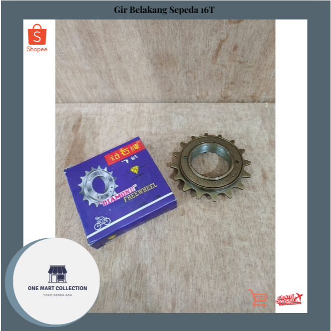 Gir Sepeda Belakang Gigi 16