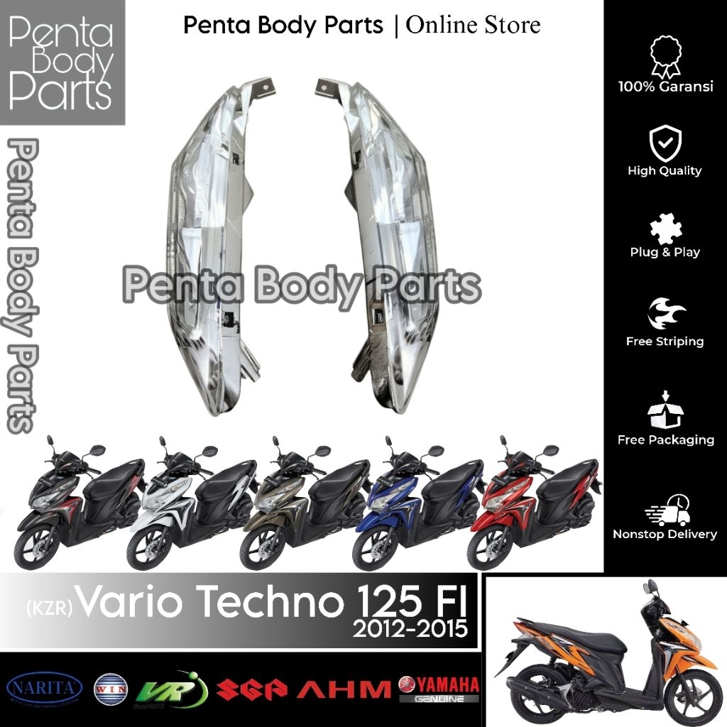 Reflektor Sein Vario Techno 125 FI (KZR) - Lampu Sen/Riting/Winker Honda Vario Techno 125 PGM-FI Hel